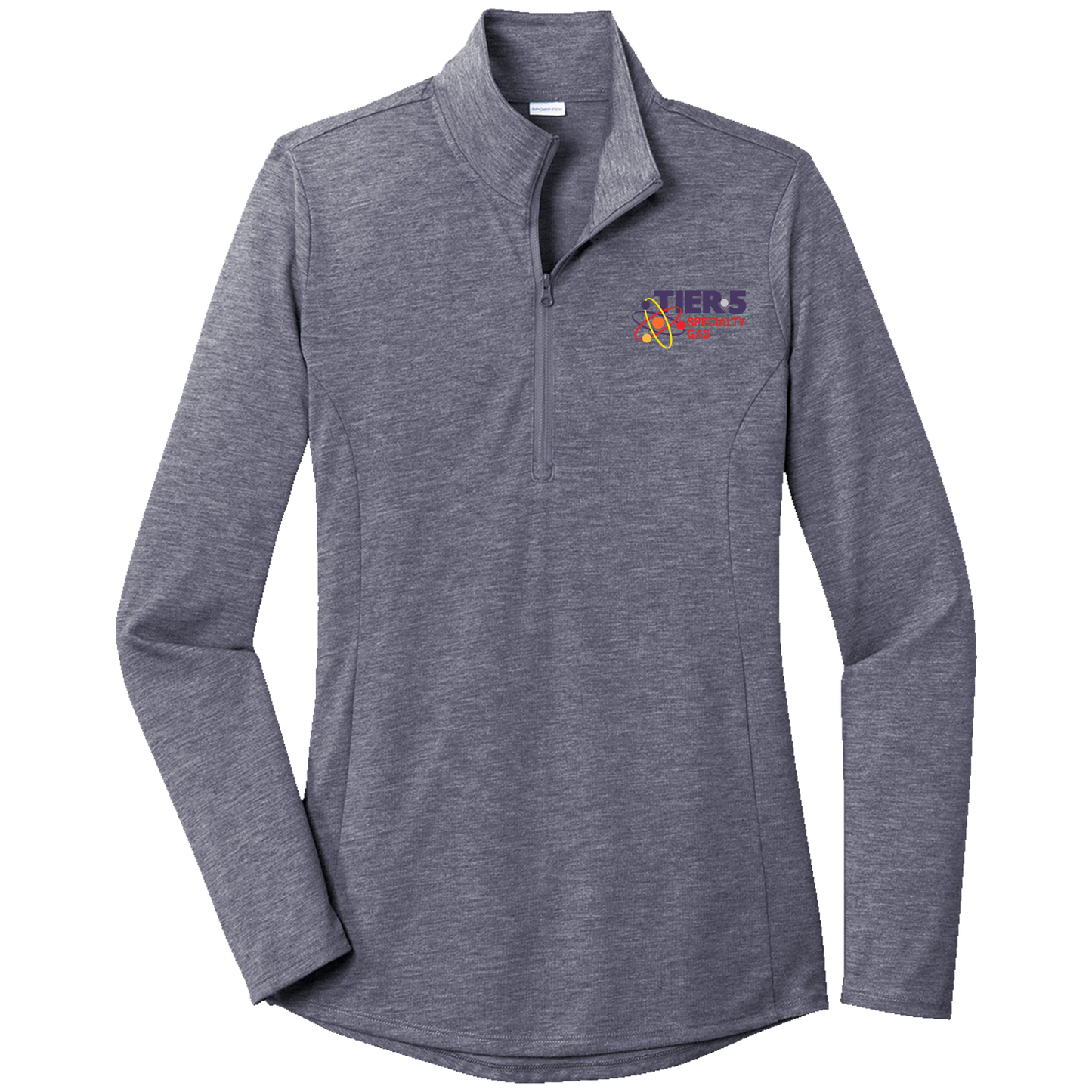 Tier 5 Specialty Gas LST407 Sportek Ladies 1/4 zip Triblend pullover