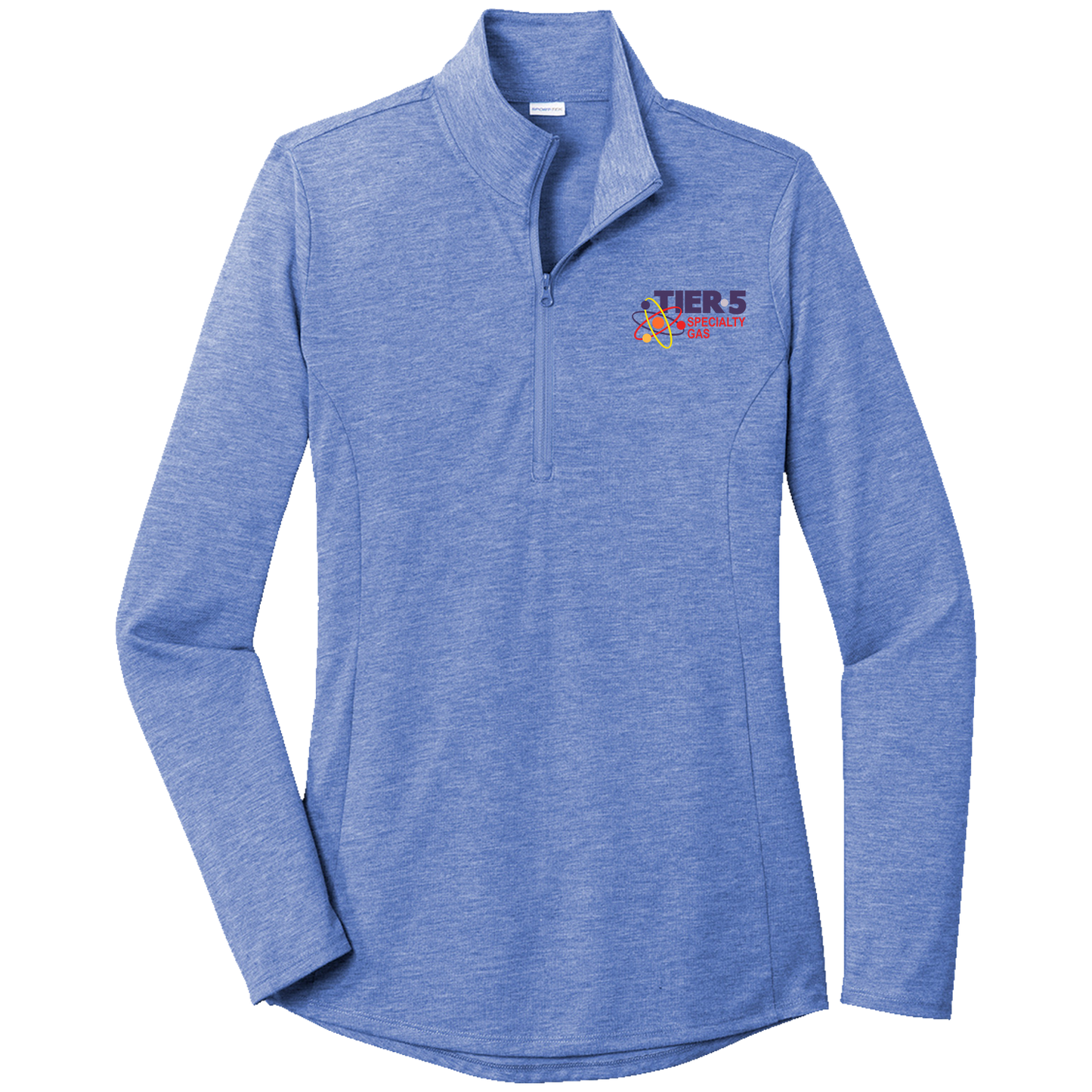Tier 5 Specialty Gas LST407 Sportek Ladies 1/4 zip Triblend pullover