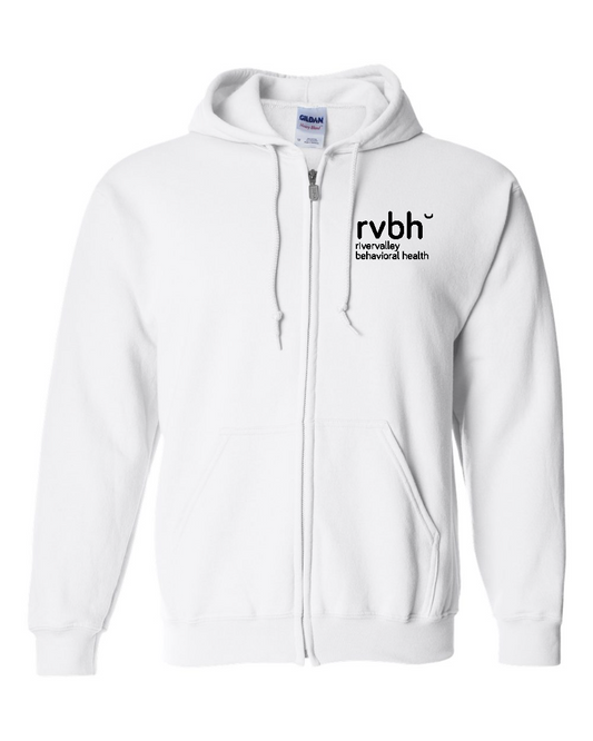 RVBH 18600 Gildan full zip hooded sweatshirt - BRIGHT COLORS