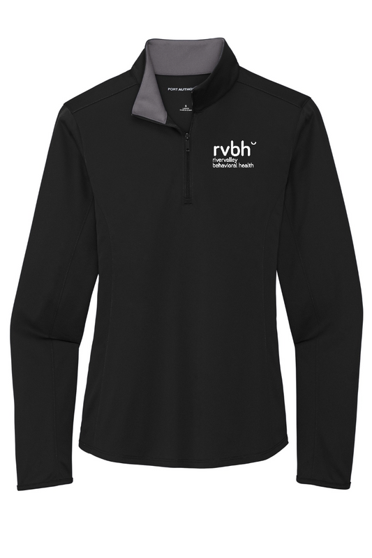 RVBH LK584 Port Authority Ladies Silk Touch Performance 1/4 Zip