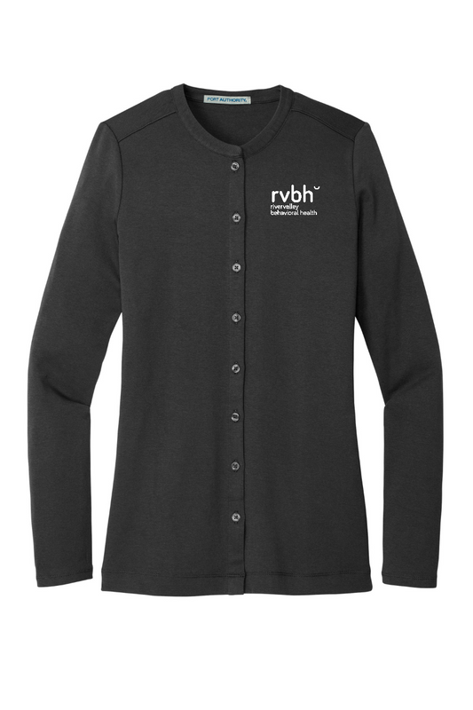 RVBH LM1008 Port Authority Ladies Stretch Button Front Cardigan