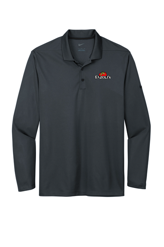 FZ   NKDC2104 Nike Dri-FIT Micro Pique 2.0 Long Sleeve Polo